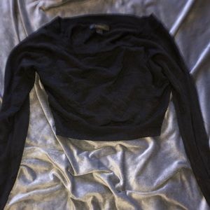 Black crop top